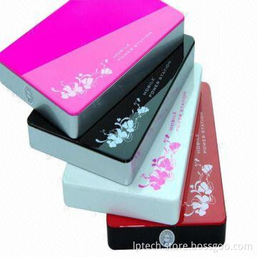 Li-polymer Battery, 5,000mAh Real Capacity Power Bank for iPhone 5V/1A;5V/2A